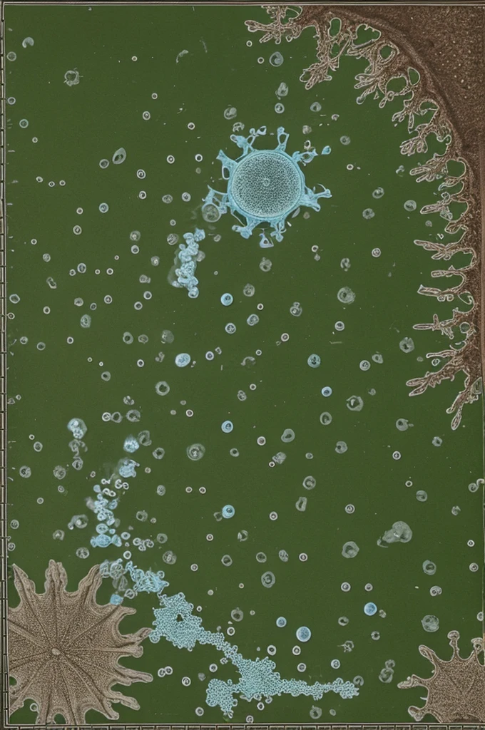 The excretion process of protozoa