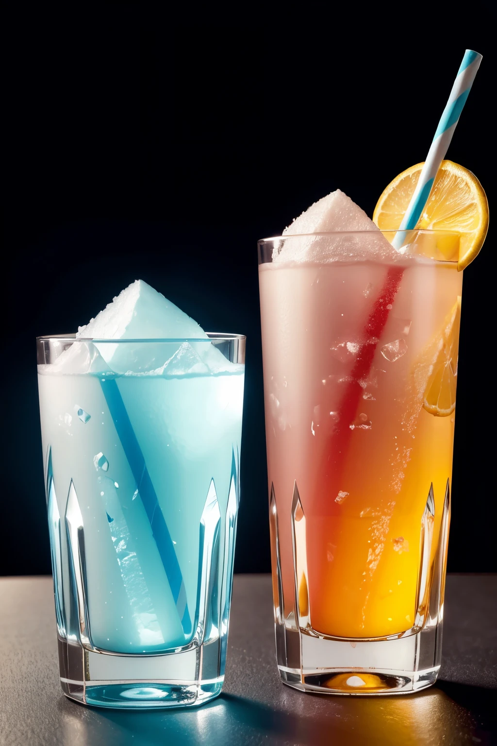 A brand of flavored ice that goes well with nightlife