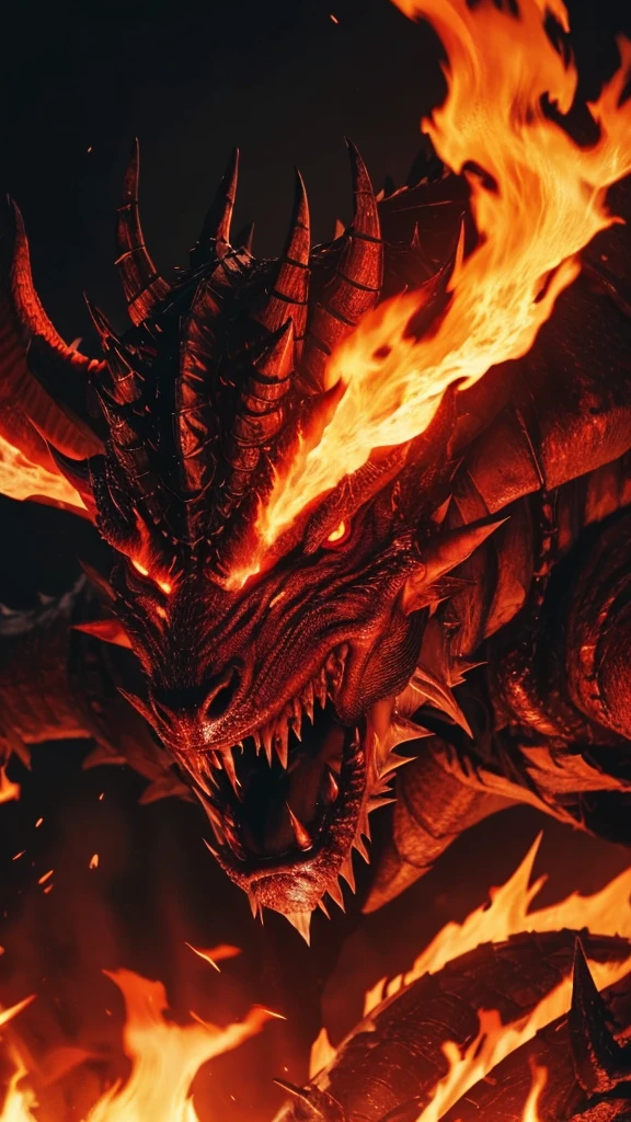 a close up of a demonic demonic demon with fire coming out of his mouth, fire demon, satan in hell, the king of hell, hellfire background, hell background, king of hell, the devil in hell as a dragon, flame conjuring armored, wolf in hell, hell fire, demons of hell, demonic monster, morgoth, burning in hell, moloch