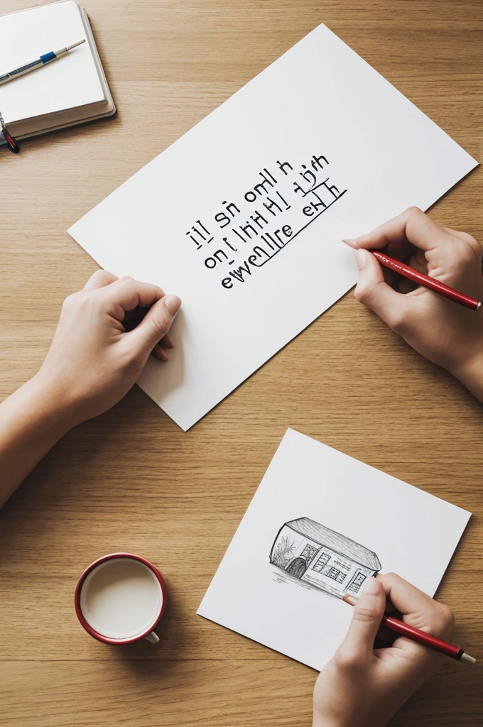 I want a very simple and not overloaded drawing on an English topic that we need to draw that is simple and the topic is “connecting with English, connect with the world” and we want to show how English opens the doors of the world to you with a very simple drawing