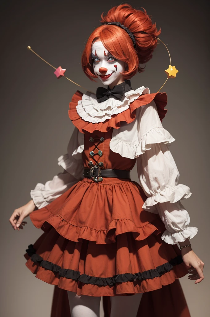An image of a clown for a free fire guild with the name we tried