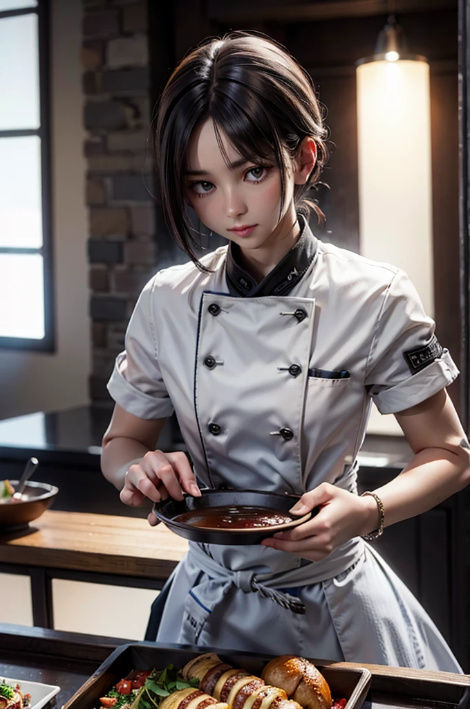 qualité supérieure、chef d'oeuvre、haute résolution、3D、fille lapin、18 ans、kawaii、visage de bébé、du côté, Esbian complet du corps、Yeux ronds et mignons、grand œil、un oeil violet、Souriez avec la bouche ouverte、Colossal 、taille fine、cheveux bleus、Cheveux de couleur intérieure rouge、Saisissant sa poitrine avec ses mains、Le bikini、au bord de la piscine、