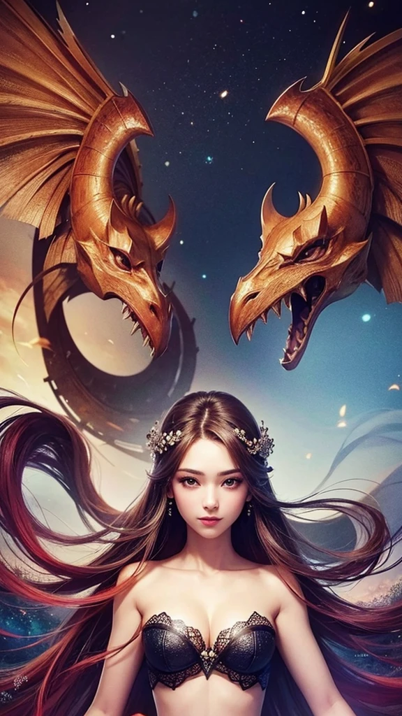 Super high quality beauty'face, 19 years old, long hair, Soft light in a beautiful studio, vivid details, beautiful background, octane rendering, 8K, highest quality, masterpiece, An illustration, Very determined and beautiful, very detailed, cg, unity , wallpaper, (realistic, photo-realistic: 1.37), wonderful, finely, mastery, highest quality, official art, very detailed cg 8K wallpaper, whole body, sitting、turtleneck sweater、big breasts、High-waisted leather miniskirt、