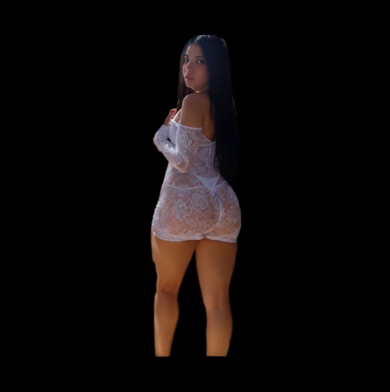 White sexy lingerie 