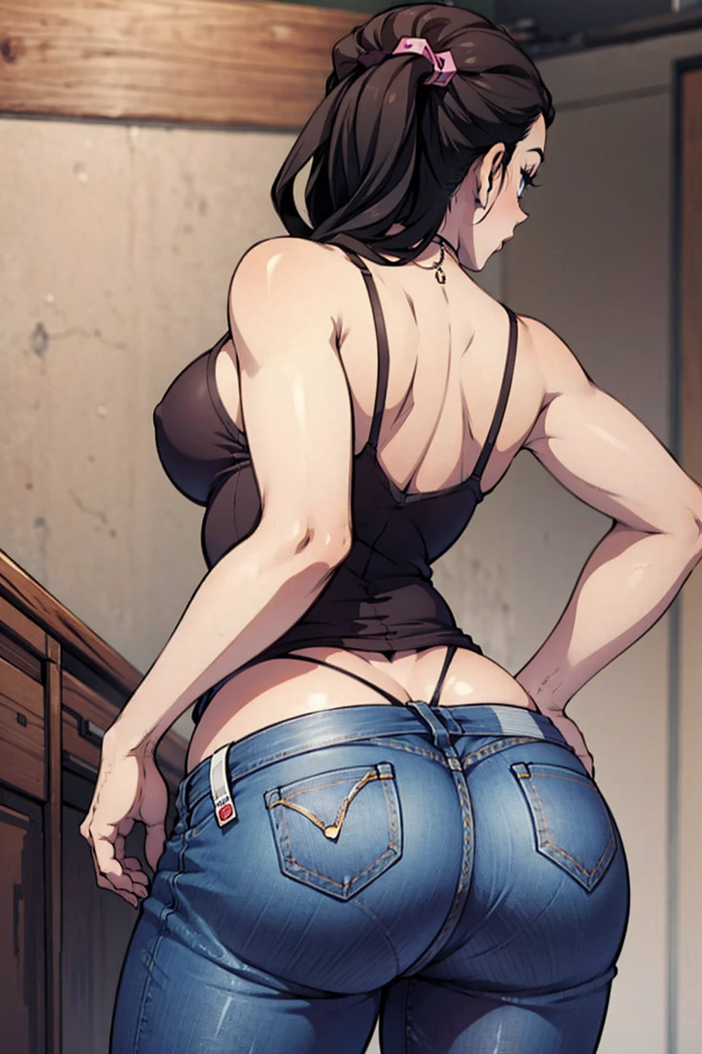 big booty jeans girl