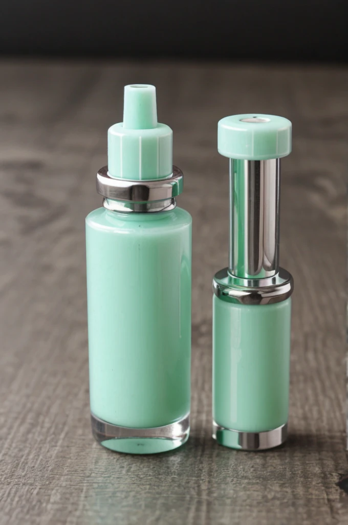 Atomizer with mint green liquid
