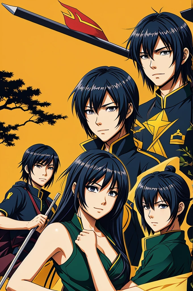 Draw Vietnam as an anime character