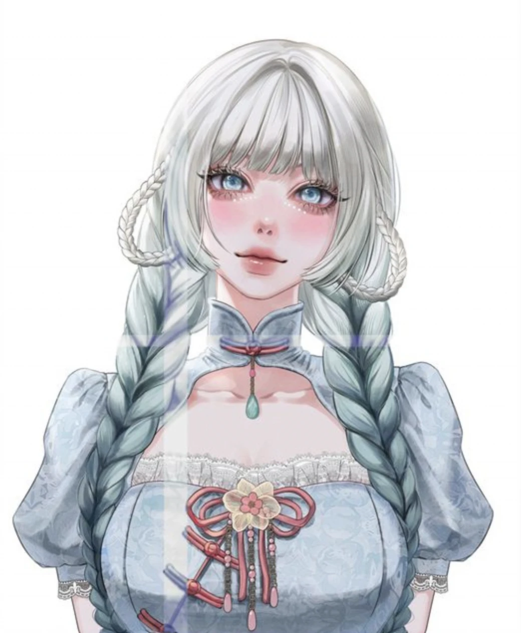 make this into a full body pictue of the woman and a nice forest scenery in the background