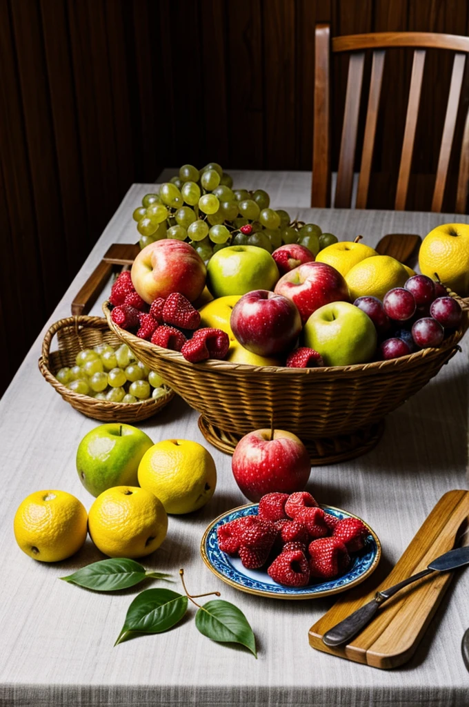 Fruits on a table