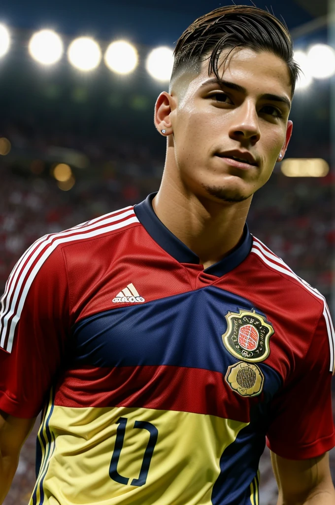 James Rodríguez Colombian soccer player with an Atlanta United shirt