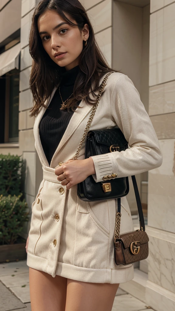Premium gucci bag and croche channel