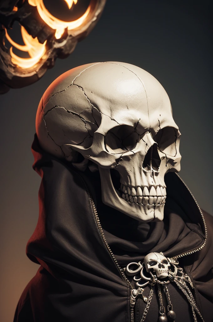 A skull holding the name XXT 