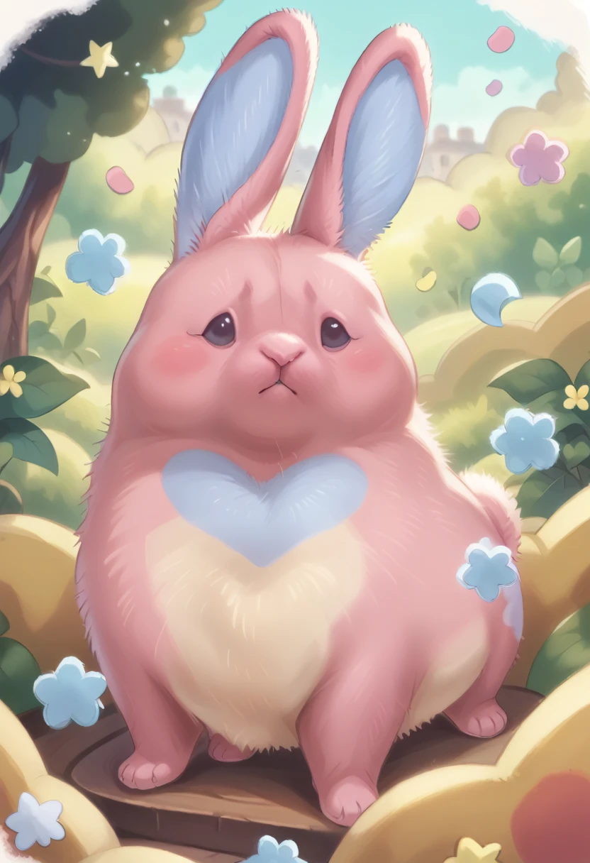 a cute pink rabbit, detailed blue in ears, intricate fur details, soft pastel colors, whimsical expression, playful pose, high quality, 8k, detailed fur, detailed ears, realistic, photorealistic, detailed eyes, detailed nose, detailed mouth, sharp focus, vivid colors, masterpiece, cute, adorable, fluffy, studio lighting
