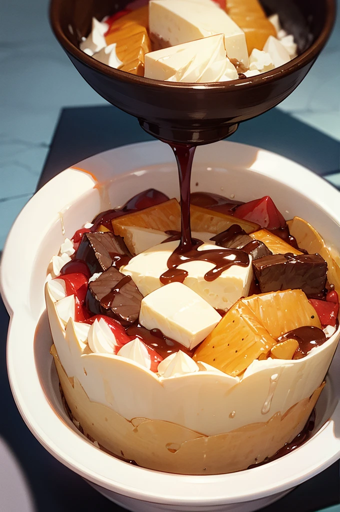 Cheesecake beef bowl