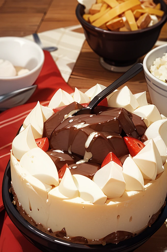 Cheesecake beef bowl