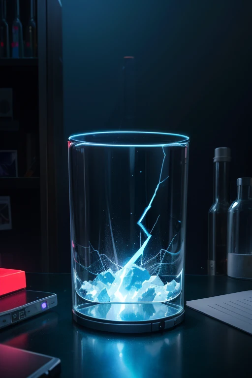 High-quality, electrically charged atmosphere, lone figure, Captured lightning in a glass container, Struck by the electric aura, Stormy night background
Lone figure, solo,
High-quality, electrically charged atmosphere, lone figure, Captured lightning in a glass container, Struck by the electric aura, Stormy night background
Boy sitting at a table, electric-themed laboratory setting, Realistic anime 3D style, Anime realism style, Electrically charged glass container, Electric light bulbs, Neon blue and purple accents, Octane render, Guweiz-inspired artwork, Soft blue lighting