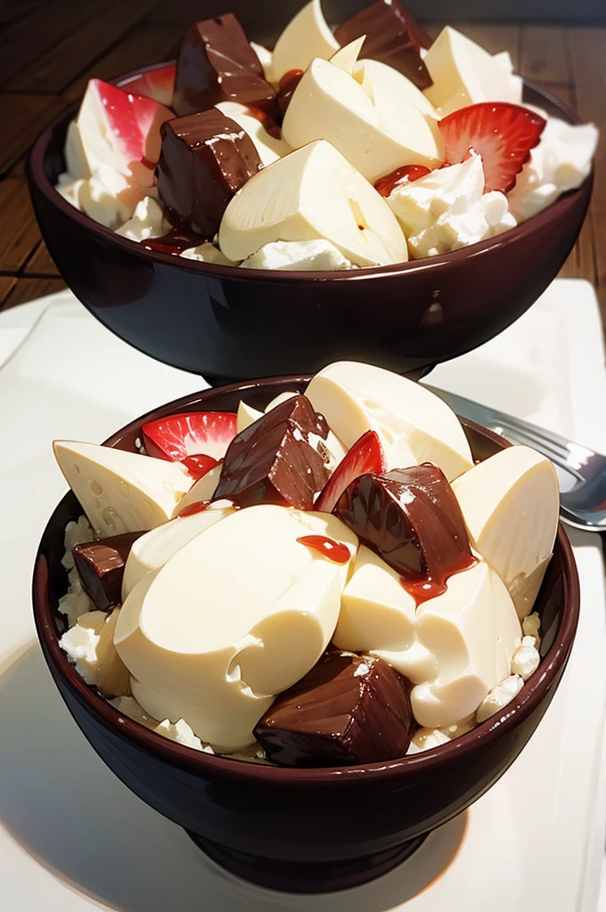 Cheesecake beef bowl