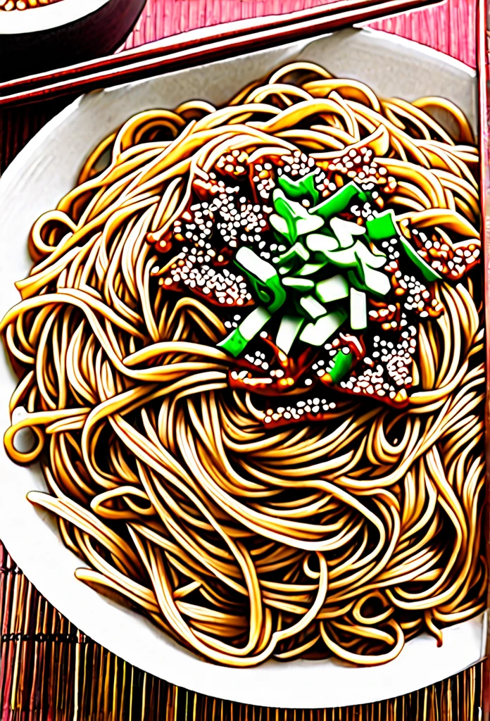Spicy Szechuan noodles