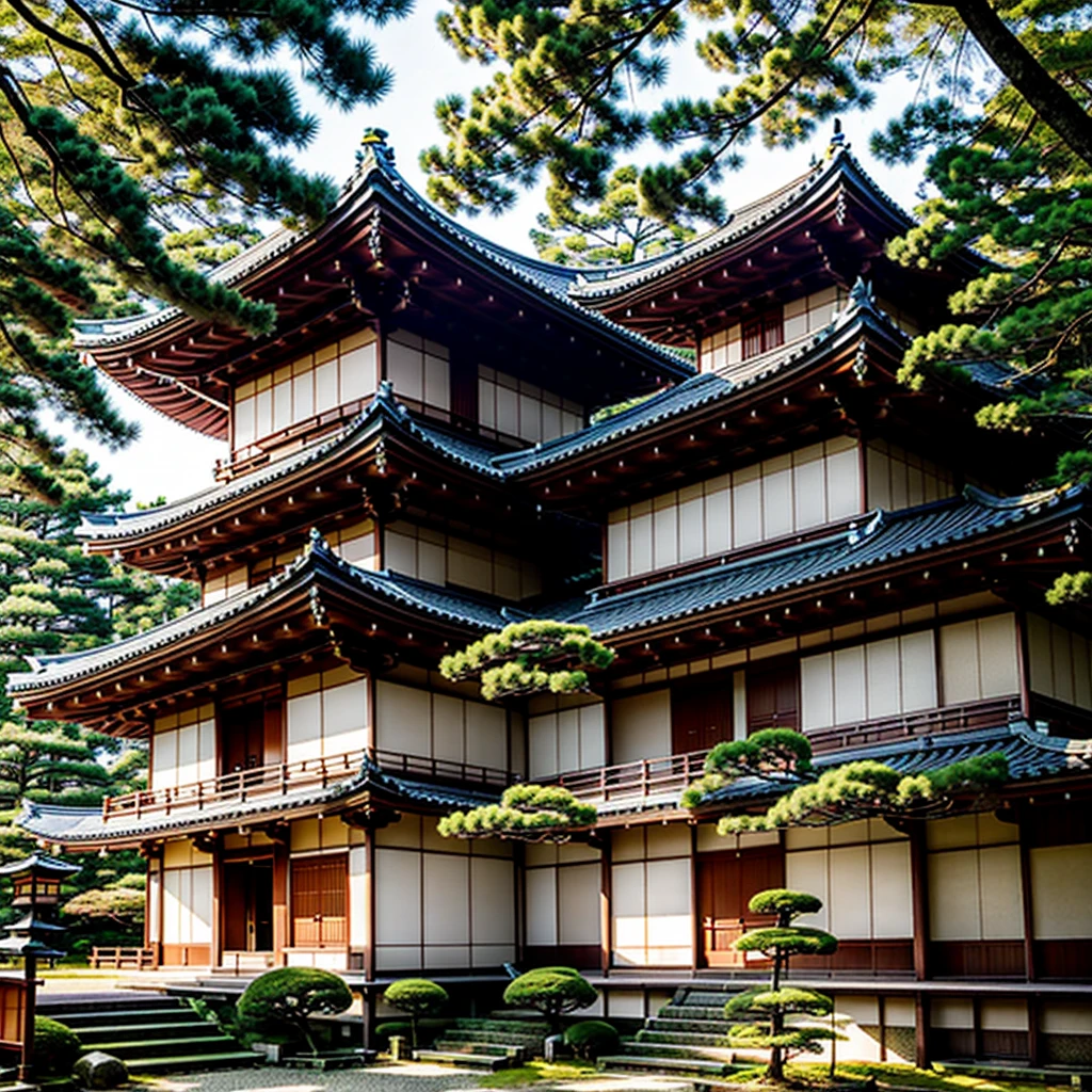Japanese mansion, forst, natta, spiritual city