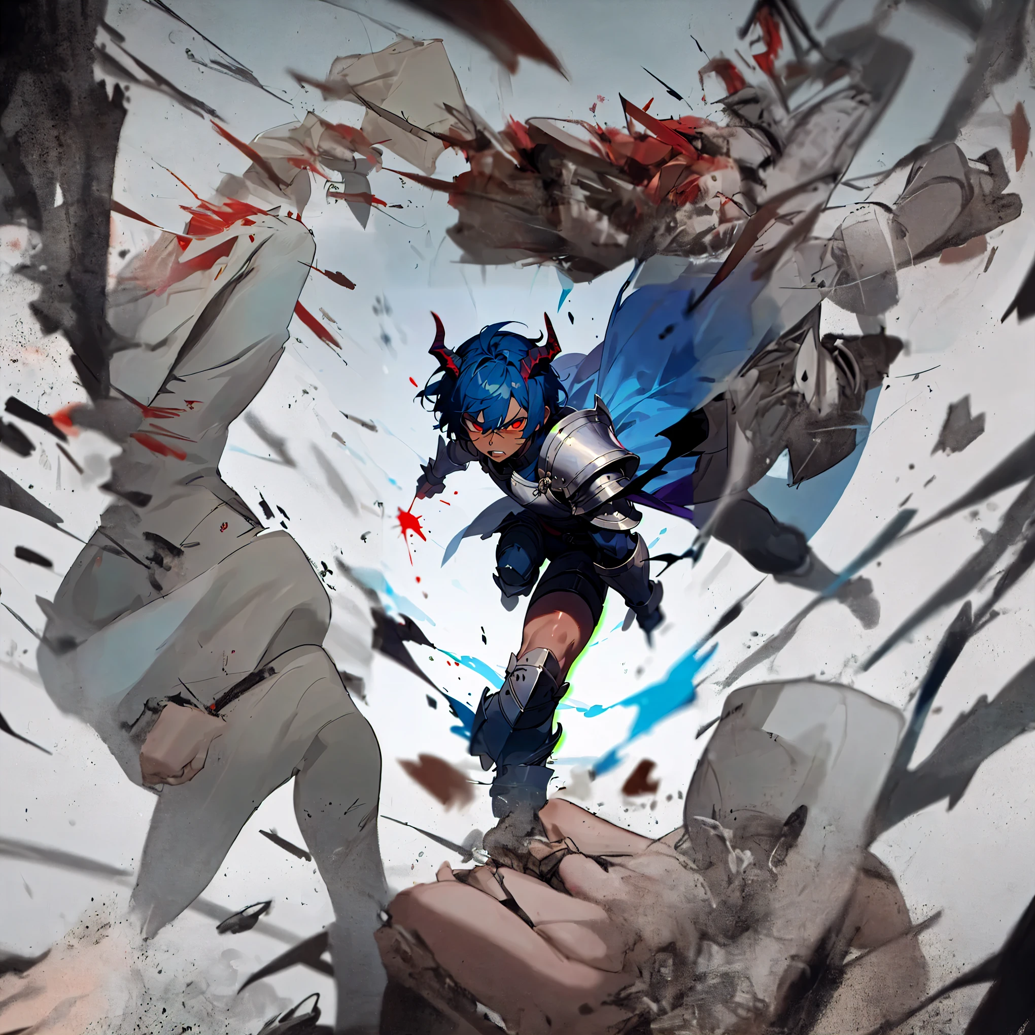 An intense fight