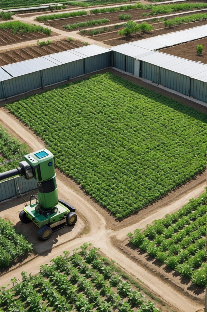 PROPOSAL: Robot Farmer for Sustainable Management of the Target Community:
Develop a robot farmer that supports communities in adopting sustainable agricultural practices, optimizing the use of resources, promoting food self-sufficiency and improving overall community sustainability.
Functionalities of the Robot Farmer:
Cultivation and Maintenance of Urban Gardens:
Planting and Care of Crops: Automate planting, irrigation, fertilization and monitoring of crops in urban gardens and community gardens.
Control of pests and diseases: Use sensors and algorithms to detect and manage pests and diseases in an ecological way, minimizing the use of pesticides.
Efficient Water Management:
Smart Irrigation: Optimiza el uso del agua mediante sistemas de irrigation por goteo y sensores de humedad que ajustan el irrigation en función de las necesidades específicas de cada cultivo.
Rainwater Collection and Reuse: Gestiona sistemas de captación de agua de lluvia para su uso en el irrigation, reducing dependence on drinking water sources.
Renewable energy:
Integrated Solar Panels: Powered by solar energy to reduce carbon footprint and promote the use of renewable energy in agricultural practices.
Energy storage: Stores solar energy in batteries to ensure continuous operation, even in low sunlight conditions.
Recycling and Composting:
Automatic Composting: Processes organic waste and crop remains to produce compost, which is then used to enrich the soil of urban gardens.
Waste management: Classify and manage waste, promoting recycling and waste reduction.
Education and Community Participation:
Educational programs: Organize workshops and educational activities on sustainable agricultural practices, composting, and water conservation.
Community Involvement: Encourages the participation of residents in the cultivation and maintenance
