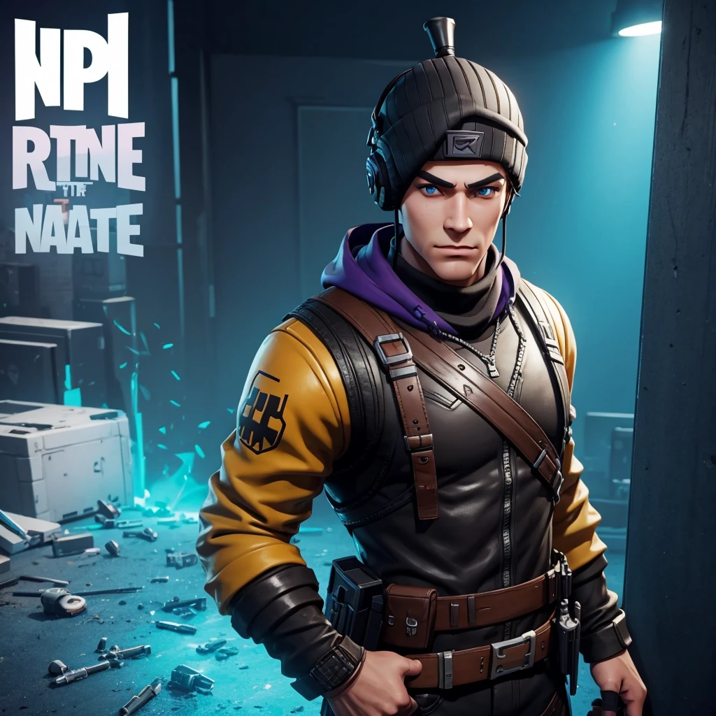 Create a fortnite style man character 