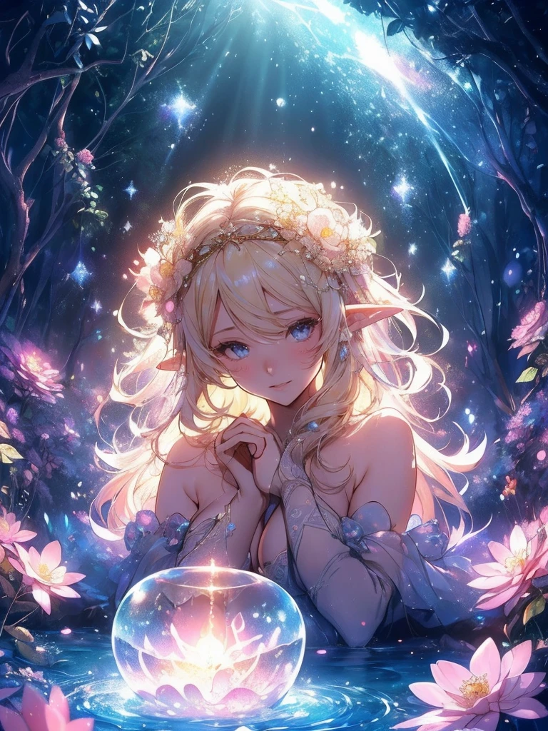最high quality、1 beautiful woman, ((sleep on your back,)) Sleeping in the pool、View from the front、Lying down in the pool、Wet、In the water、Lying on its back on the water, looking at you、、detailed groin、Sex、Blushing、To act embarrassed、impact、Sex、Ecstasy、、Filled with red roses、 E.G: Worst quality ,flower fractal fine art、Fill the screen with flowers、Bigger on the screen、Lie on your back and face this way、Beautiful Eyes、lie on flower,s Water, Sleeping Princess、Fairy tale、Märchen Beautiful Eyes,High-definition depiction, Realistic, 8K, Unity, , light smile, Beautifully and vividly drawn, , Beautiful, beautiful, clear skin、sexly see-through swim suit,比基尼 ,sexly 、nsfw,Nude,full NudeEcstasy、 Raise your arms behind your head, Romanticism,mosquito。 The most beautiful form of chaos, Mr..々Farbe, Intertwined flowers, P article,Magical gentle light,smile,sexy,image quality、masterpiece、Beautiful Face、Super beautiful woman((Big breasted 22 year old office lady、Bust 100,Beautiful long ironed hair、Blonde Hair、height: 165cm。、sexy、Esbian、high quality、、Visual Arts、最high quality、1 woman E.G: Worst quality ,Flower fractal art、、Beautiful radiance,High-definition depiction, Realistic, 8K, Unity, , light smile, Beautifully and vividly drawn, , Beautiful, beautiful, clear skin、sexly ((see-through 比基尼,))Countless rays of light pouring down, Swirling Light, , Raise one arm above your head, Intense light is emitted from the magic flower circle in front of the girl. Romanticism,: The most beautiful form of chaos, Mr..々Farbe, Intertwined flowers, Particle,magical gentle light,smile,sexly,image quality、masterpiece、Beautiful Face、Super beautiful elf woman((Big breasted ,Beautiful 、sexly、Esbian、、high quality、Visual art、Written boundary depth、、elf Ears、、universe、Happy smile、、、elegant、ticker beautiful decorative、、magic、、Beautiful bed、A kind smile、wonderful、Fluttering petals、、Cultivate fantasy、、Mystery light Lots of flowers、、art、art,mystery,Ultra-high resolution,atmosphere 最high quality、((sleep on your back))
