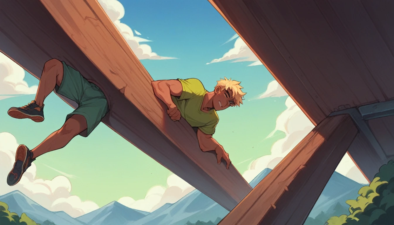 blonde man and dark-skinned woman climbing a mountain on an MTB bike