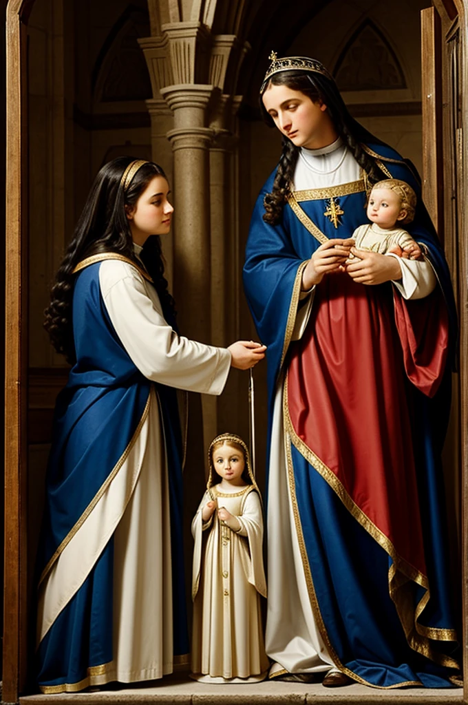 Virgin of Lourdes and Saint Bernardite