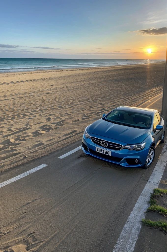 A car park on beach