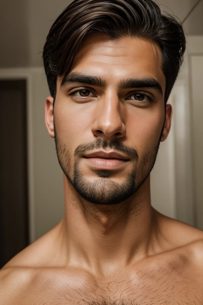 Make me a handsome boy by taking a selfie, and make it very realistic 