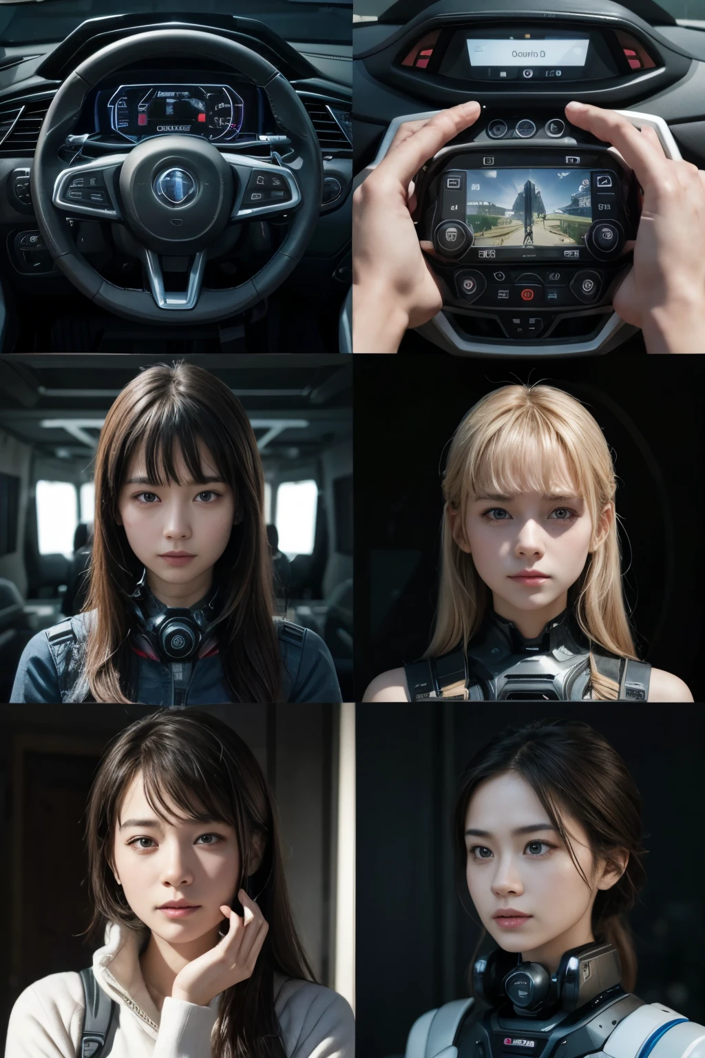 Collage of technology in the future