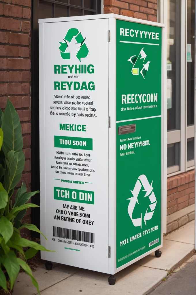 make a recycling poster