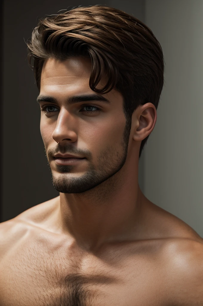 Handsome realistic boy