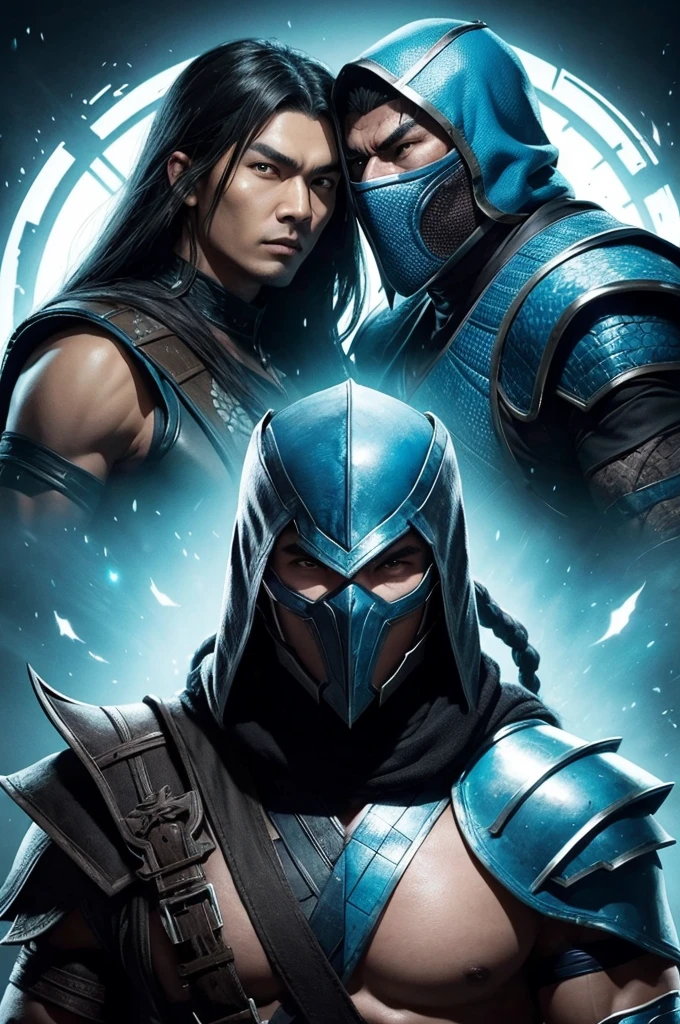 Shao Khan of Mortal Kombat and sub zero