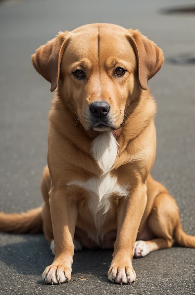 sad dog