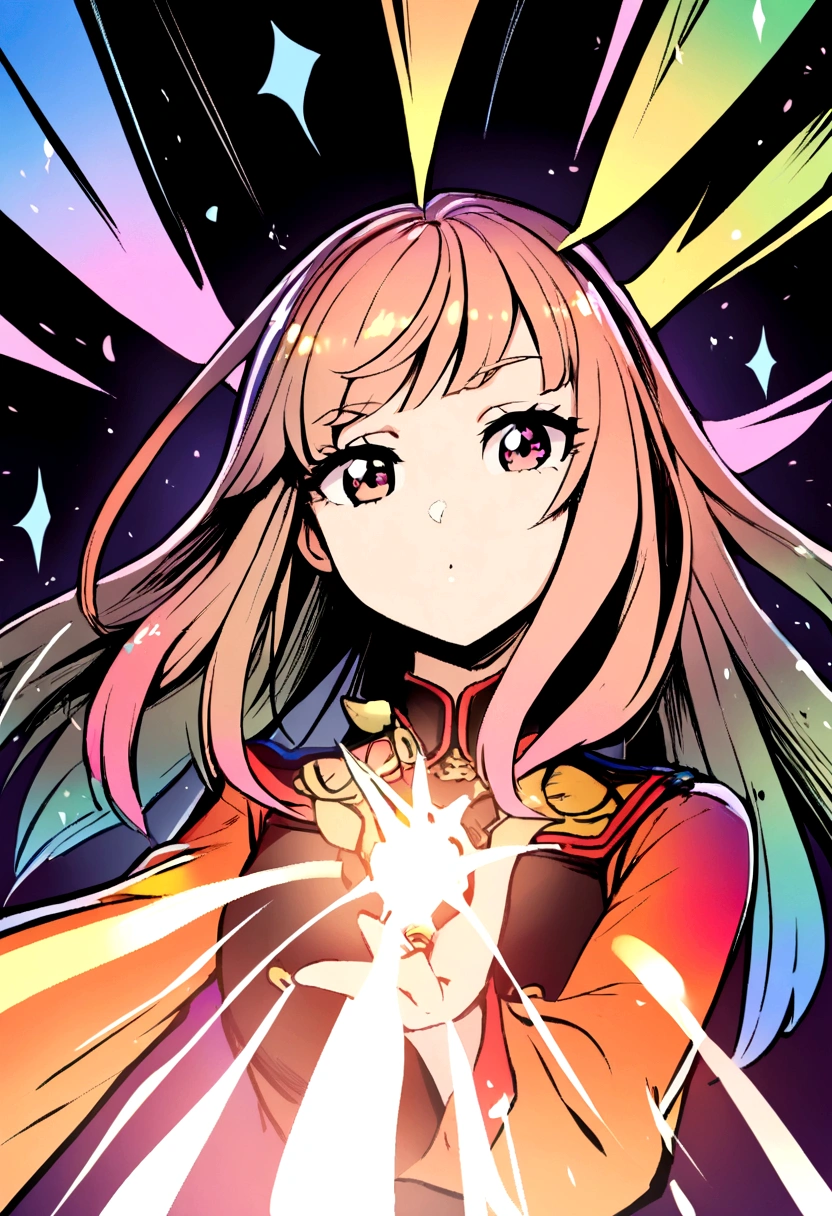 1 girl,in manga style,