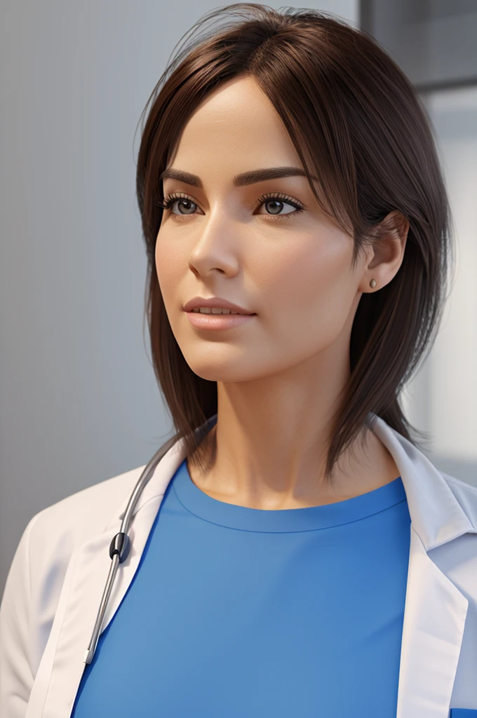 Create a doctor logo 3d and real 