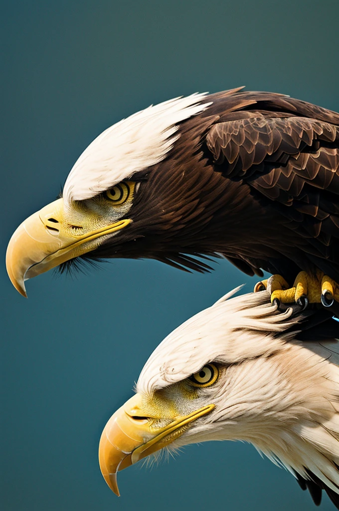 A logo of an eagle and an H