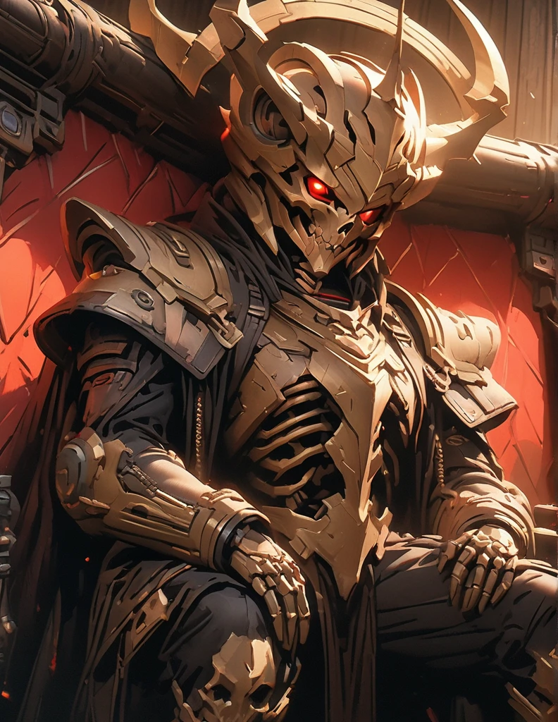 quality(8k wallpaper of extremely detailed CG unit, ​masterpiece, hight resolution, top-quality, top-quality ,hyper realisitic, digitial painting,increase the resolution,RAW photos，best qualtiy,highly detailed,the wallpaper),BREAK,8K, succubus qween, sitting on throne, skeleton troops, glowing runes on walls, 