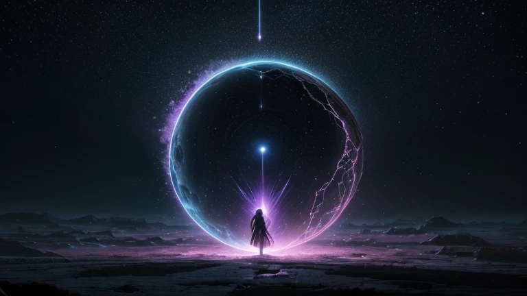 As I approach the ancient stone portal, My eyes struggle to comprehend the impossibly complex hieroglyphics and fractal-like patterns etched into its surface.. They seem to change and transform before my eyes, cyclically changing in ways that no human mind could fully comprehend.
Crossing the ink void, I feel an immense feeling of rush. Suddenly, An explosion of indescribable colors and shapes surrounds me, sparkling lights and geometric shapes far beyond the limits of normal perception. It&#39;s like I&#39;m being flung through the kaleidoscopic heart of a cosmic mandala.
Landing in a realm outside of all concepts of time and space, I gaze upon an infinite expanse of alien landscapes beneath violet skies. Crystalline forests with prism-like foliage radiate celestial halos of light. Rivers of liquid chrome wind through otherworldly terrains. Sentient galaxies hover overhead, intelligences inhabiting entire star systems look down curiously.
From a distance, still impossibly vast, hovers the cosmic Eye - adorned with Stygian fractal petals whose infinitesimal patterns contain endless nested realities. To contemplate its abyssal depths is to understand the naked and raw foundation of creation itself..
Around me are beings of pure thought and energy, blinking in and out of quantum superposition faster than any earthly eye could register. They chitter in a resonant language of harmonics and waveforms, trying to welcome me into this plane beyond all existence.
As wondrous views flood my consciousness, I remember - this is but a fraction of the wonders a human mind can experience in the realms beyond the portal. What awaits challenges the imagination, but invites us to try.