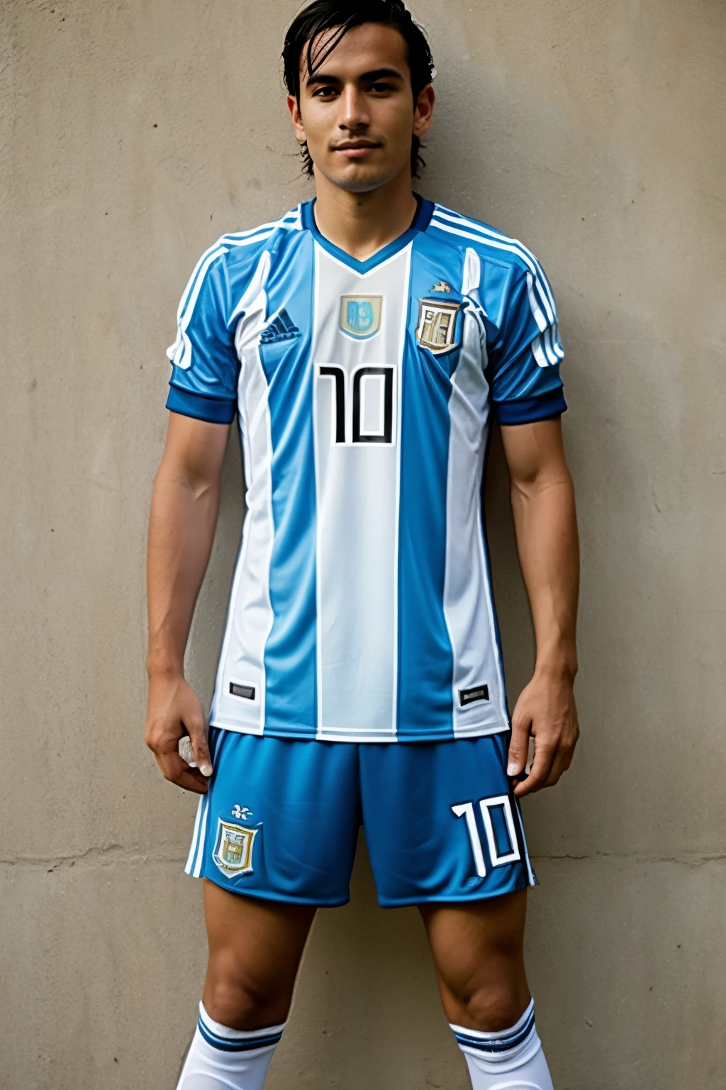 alapaca with argentina soccer jersey