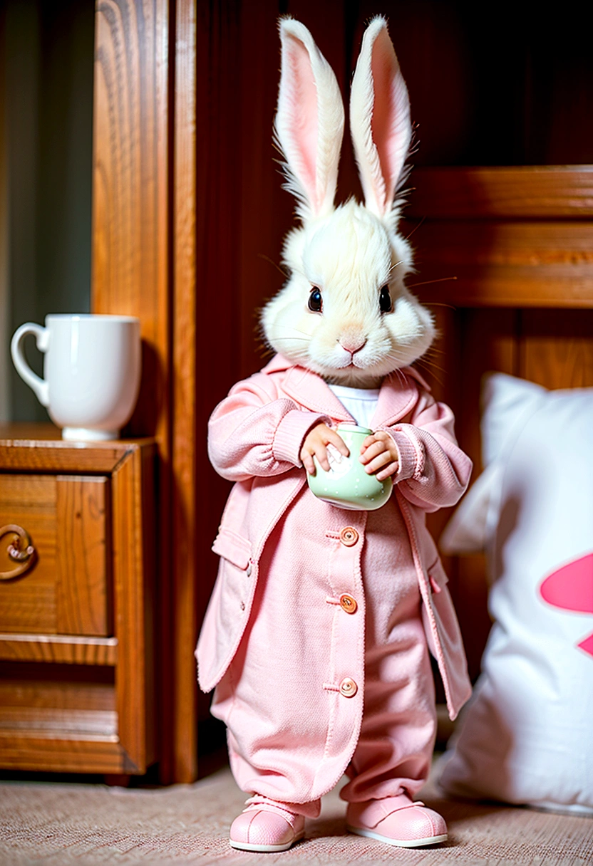 Cute rabbit, playing,White Rabbit