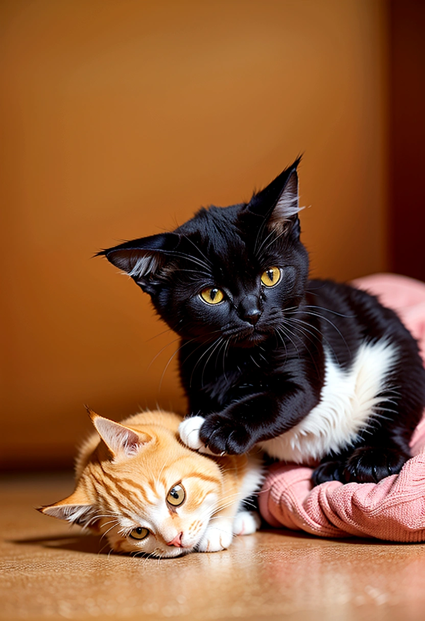 Cute cat, playing，