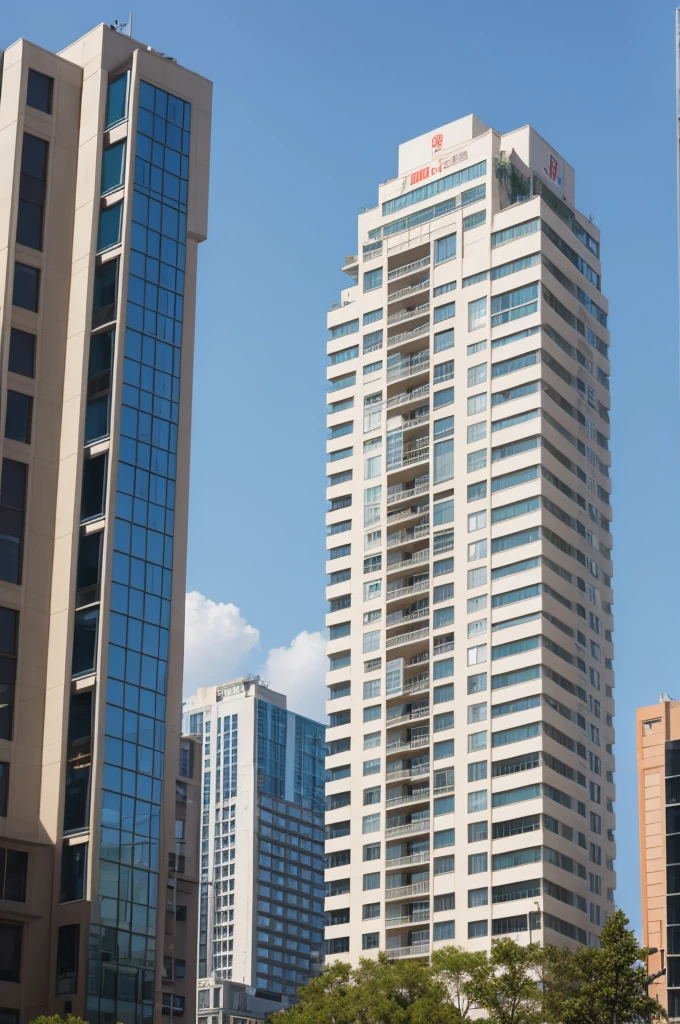 10-story building