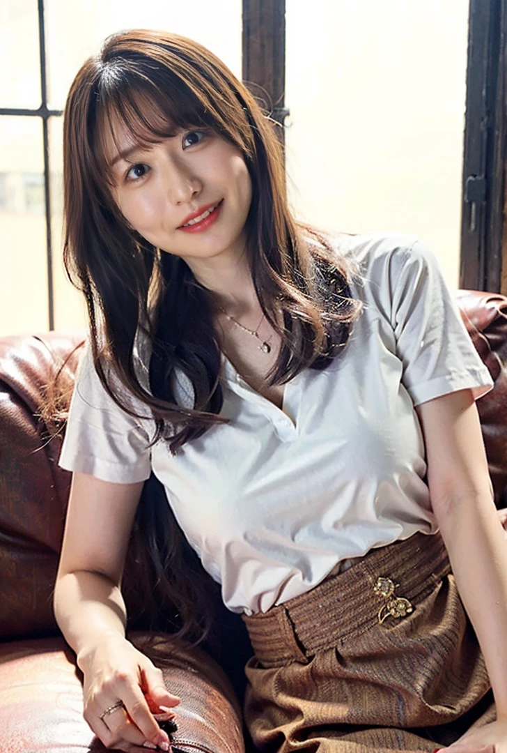 ((Eyes light up、Emphasise droopy eyes、Lashes dense、服の上からでもわかるBig Breasts、Blushing、Both hands are in front of the belly button、A photo of panties visible through a short polo shirt、Roll up your shirt with your hands、She is wearing a white polo shirt and luxurious white panties.、:1.4))、In the living room、Length Cream Hair Color、Her huge breasts are obvious even through her clothes...、Small earrings、Light brown hair color、:1.4））、Shiny Hair、Light beige hair color、Background Blur、Light brown hair、｛｛Cowgirl Shot｝｝、（（Close-up shot from the waist up、Big Breasts:1.4））、Big Breasts、にっこりsmile、服からでも分かるBig Breasts、Cowboy Shot、素敵なsmile、（（Revealing clothing））、Full body photo、ring、Tuck your hair behind one ear、Silver Necklace、smile、Caustics、Highly detailed photos、Big Breasts、Super no makeup、(8K、RAW Photos、Highest quality、masterpiece:1.2)、(Realistic、Realistic)、1 Girl、((Big Breastsショートヘア、Looking into the camera:1.4))、Hair blowing in the wind
