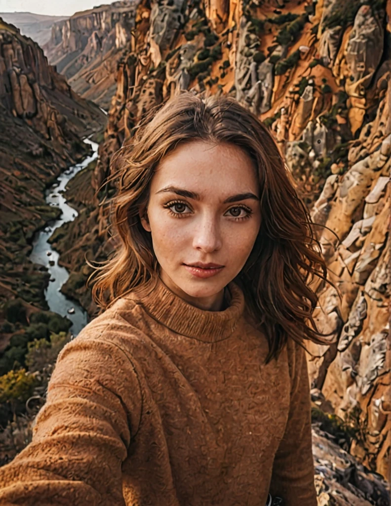  warm tones, perfect landscape
Perspectiva de un selfie 
