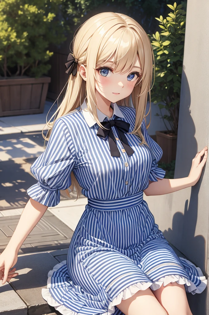 striped dress