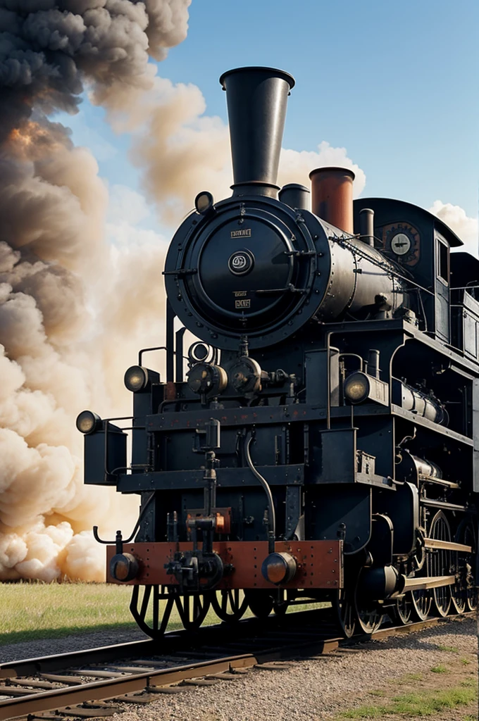 Steam engine with bottle