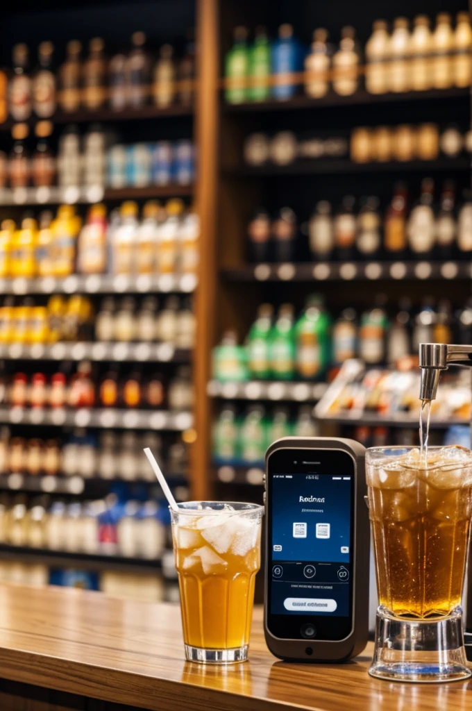 Internet of things applied in a beverage store